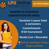 MBA degree online| LPU online MBA