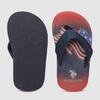 U.S. Polo Assn. Men Blue & Red Printed Thong Flip-Flops
