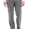 Mid-Rise Flat-Front Trousers