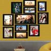 RANDOM Set of 11 Black Photo frames