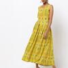 Printed Sleeveless Maxi A-line Dress
