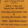 Mini bird expo Saturday November 15 and Sunday November 16 