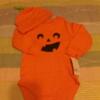 NEW 12 Month Pumpkin Onesie w/Hat