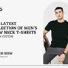 Buy Latest Collection of Men’s Crew Neck T-shirts | Supima Cotton