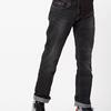 Lightly Washed Low-Rise Flared Jeans