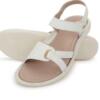 Flat Sandals with Velcro Closure
