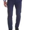 Checked Slim Fit Flat-Front Trousers