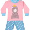 🌙 Comfy Baby Night Suits – Printed Long-Sleeved Nightdress & Pajama Set