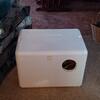 Stray Cat Winter Home Large Styrofoam Cooler w/Straw