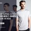 Shop Supima Cotton Crew Neck T-Shirts Online in India