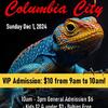 Columbia city Reptile expo October 5th 2025