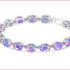 Handmade Natural Opal Bracelet Luxury Healing Gemstone Jewelry