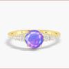 Natural Ethiopian Opal Rings for Sale Genuine Jewelry
