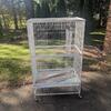 White, clean and ready flight cage  $75