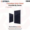 Canadian Solar Panel Available at Zarea Ltd |